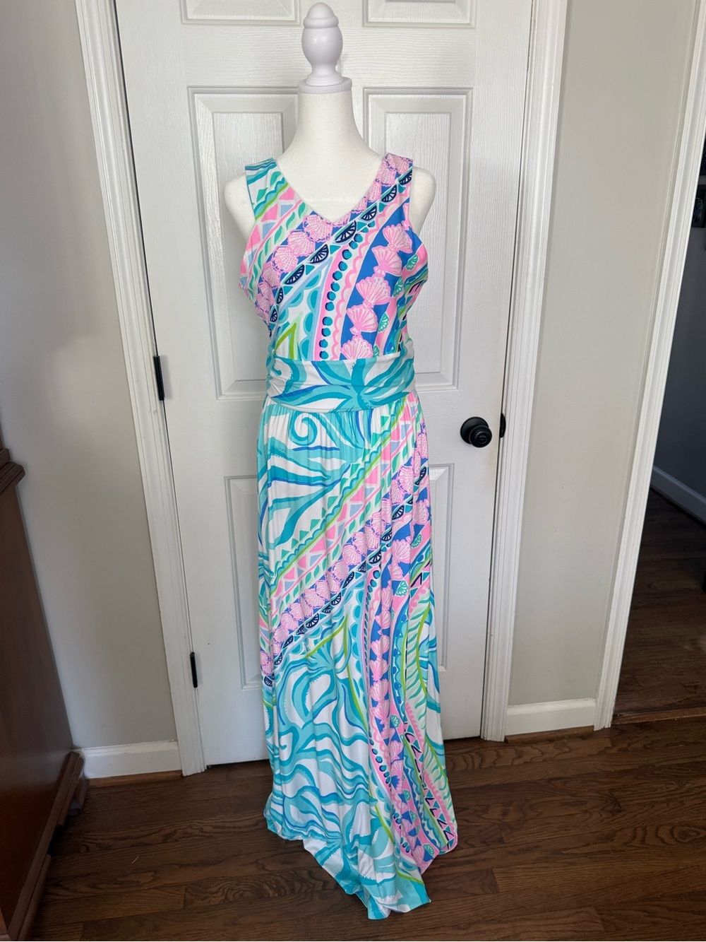 Lilly Pulitzer Marco Maxi Dress in "Coco Island" print
